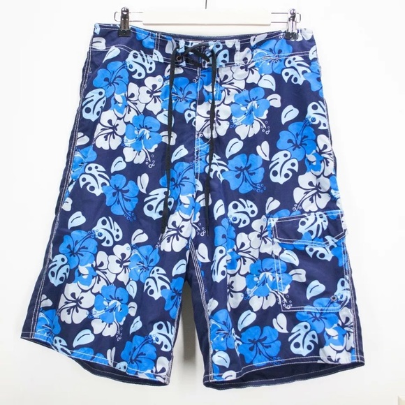 J&J Fashion Hawaii Men’s Swim Trunks - Picture 1 of 3